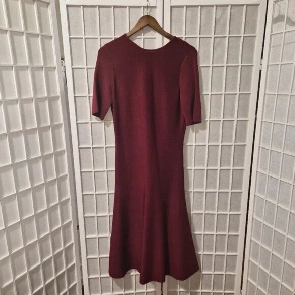 St. John Dresses & Skirts - ST. JOHN Wool-Blend Knit Sheath Dress Cardinal Red NWT Sz 6
